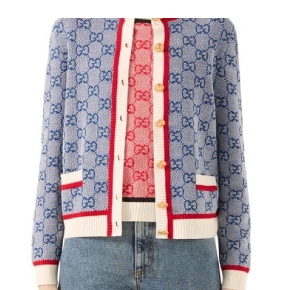*Like new* Gucci jacquard cardigan XL